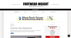 Desktop Screenshot of footwearinsight.com
