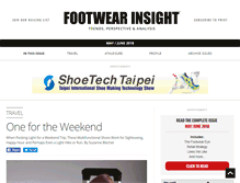 Tablet Screenshot of footwearinsight.com
